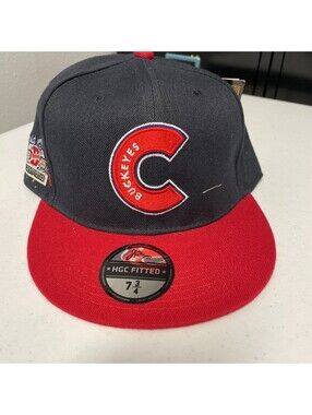Cleveland Buckeyes Negro League Baseball Fitted Hat Cap Size 7 3/4